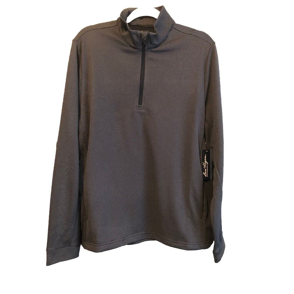 Ben Hogan Performance Mens Pullover M Blue Golf Warm-Up Layering Peacoat Sports